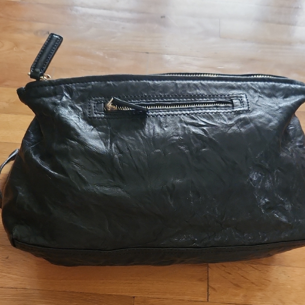 Givenchy Textured Black Crossbody Bag with Gold Accents - Picture 3 of 6